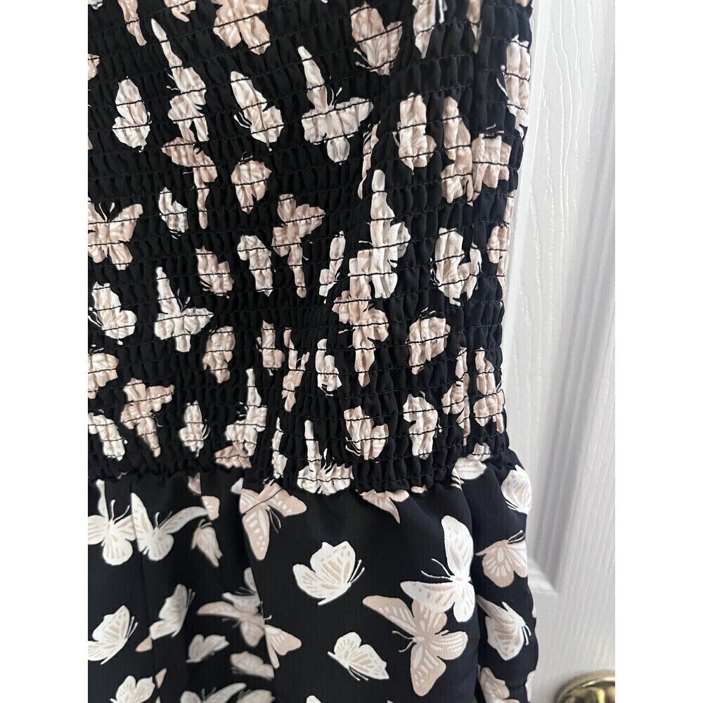 Lily rose juniors small Romper Butterfly Black Shorts Halter - Picture 5 of 7